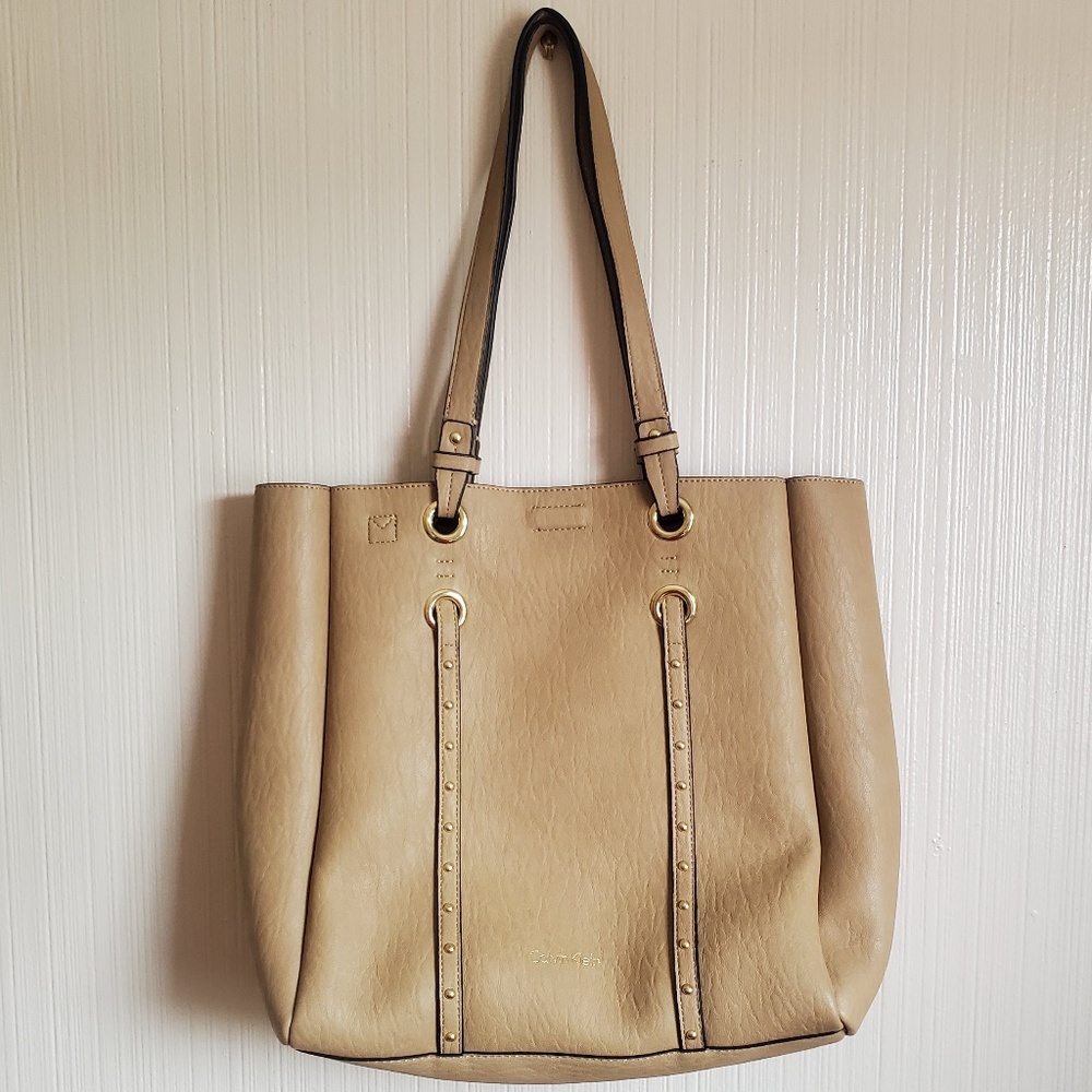 Calvin Klein | Dark Beige Large Tote Purse